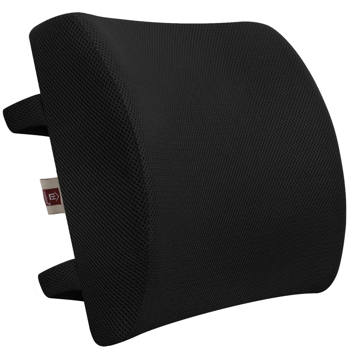 Lovehome Lumbar Support Pillow For Chair And Car, Back Support For Office Chair Memory Foam Cushion With Mesh Cover For Back Pai