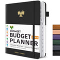 Soomeet Budget Planner With Monthly Tabs,Large Size, Budgeting Journal And Budget Book To Control Your Money, Hardcover (Black)