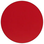 Flash Furniture Wren 48'' Round Red HP Laminate Activity Table - Height Adjustable Short Legs