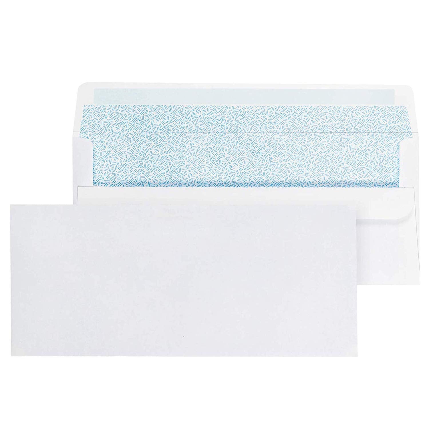 Mead #10 Business Envelope, Self Seal, Security Tinted, 4-1/8' X 9-1/2', White, 100/Box (Co284)