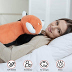 Niuniu Daddy Study Buddy Weighted Red Panda Stuffed Animals, 5Lb Sensory Weighted Plush Toys For Adults Kids, Giant Stuffed Red