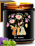 Tia Candle, T  a Gifts from Niece, Regalos Para Tia De Sobrina, Regalos Para La Tia Gifts from Nephew, Best Tia Ever Gifts Aunt,