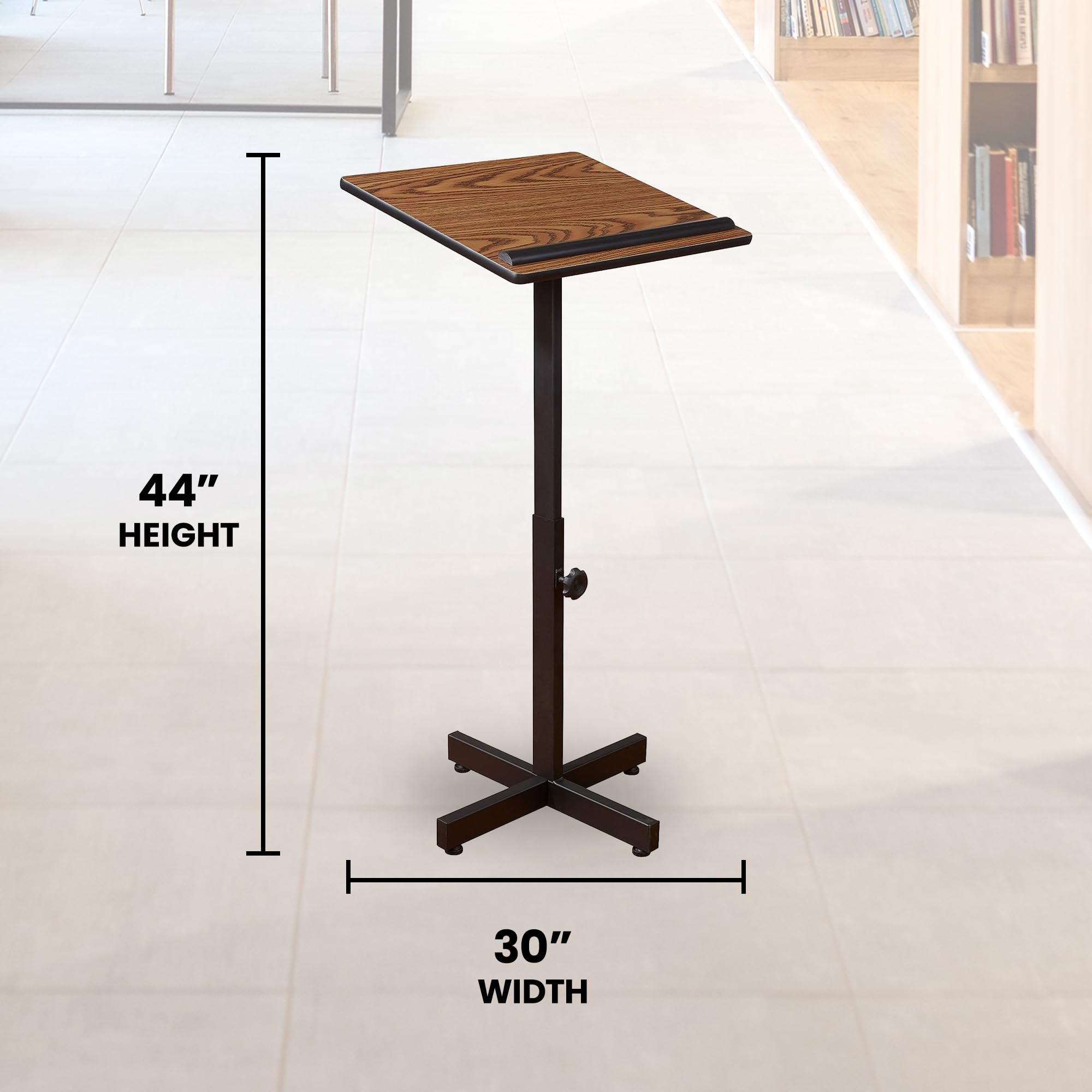 Oklahoma Sound Portable Presentation Series Lectern Stand