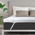 Valuxe 4 Inch Gel Memory Foam Mattress Topper California King Size High Density Cooling Pad Pressure Relief Bed Topper (With Rem