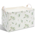 CIAEXRN Sage Green Collapsible Storage Basket with Handles