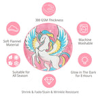 Glow In The Dark Blanket Unicorn Gifts For Girls Kids Blankets Super Soft 3 4 5 6 7 8 9 10 Year Old Girl Gift Ideas Girls Toys A