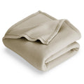 Bare Home Polar Fleece Blanket - Throw Blanket - Oyster - Warm & Cozy - Premium Fleece Blanket - Blanket for Bed, Sofa, Camping,