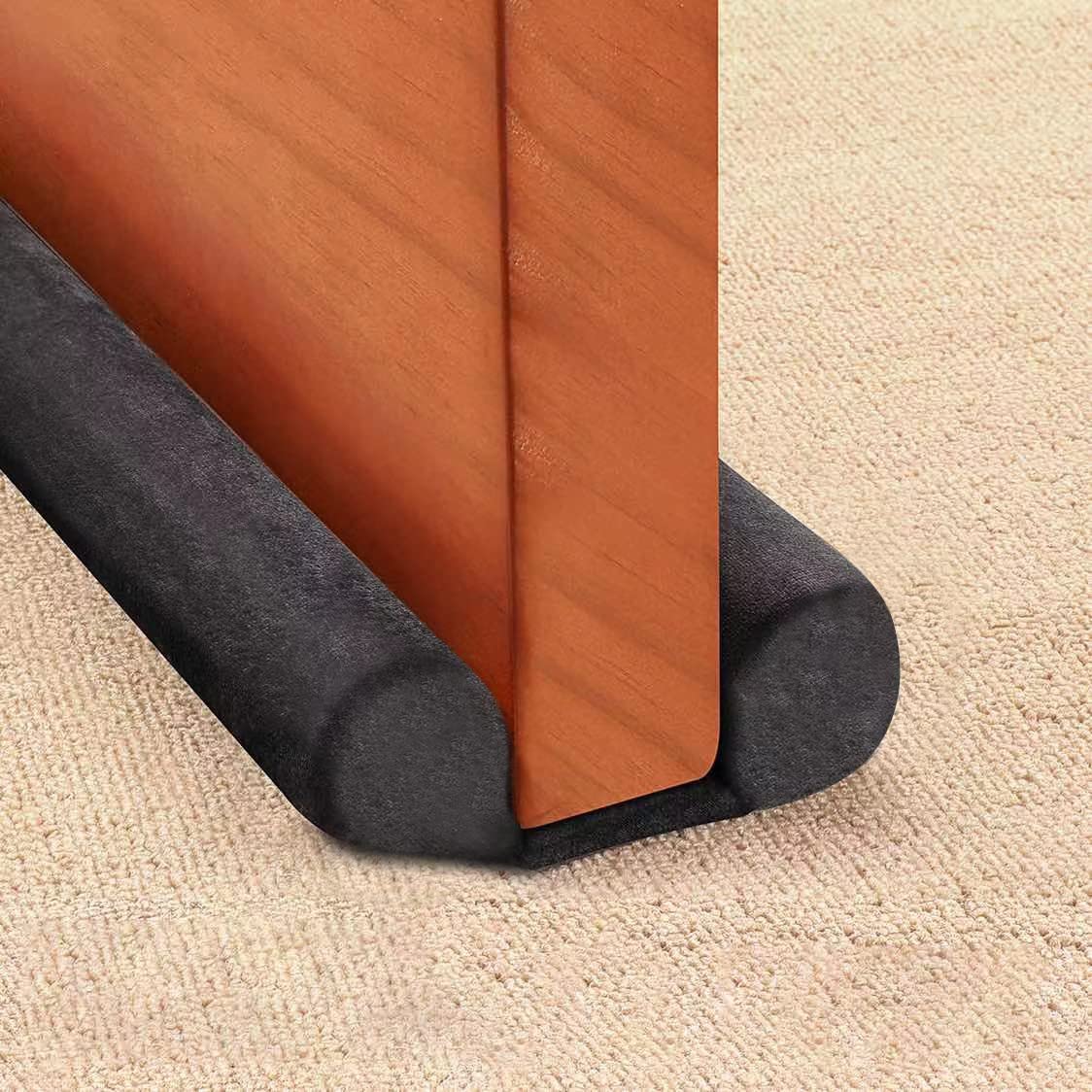 Gdhomm Under Door Draft Stopper, Door Sweeps Door Noise Blocker Soundproof Weather Stripping Window Breeze Blocker | Energy Savi