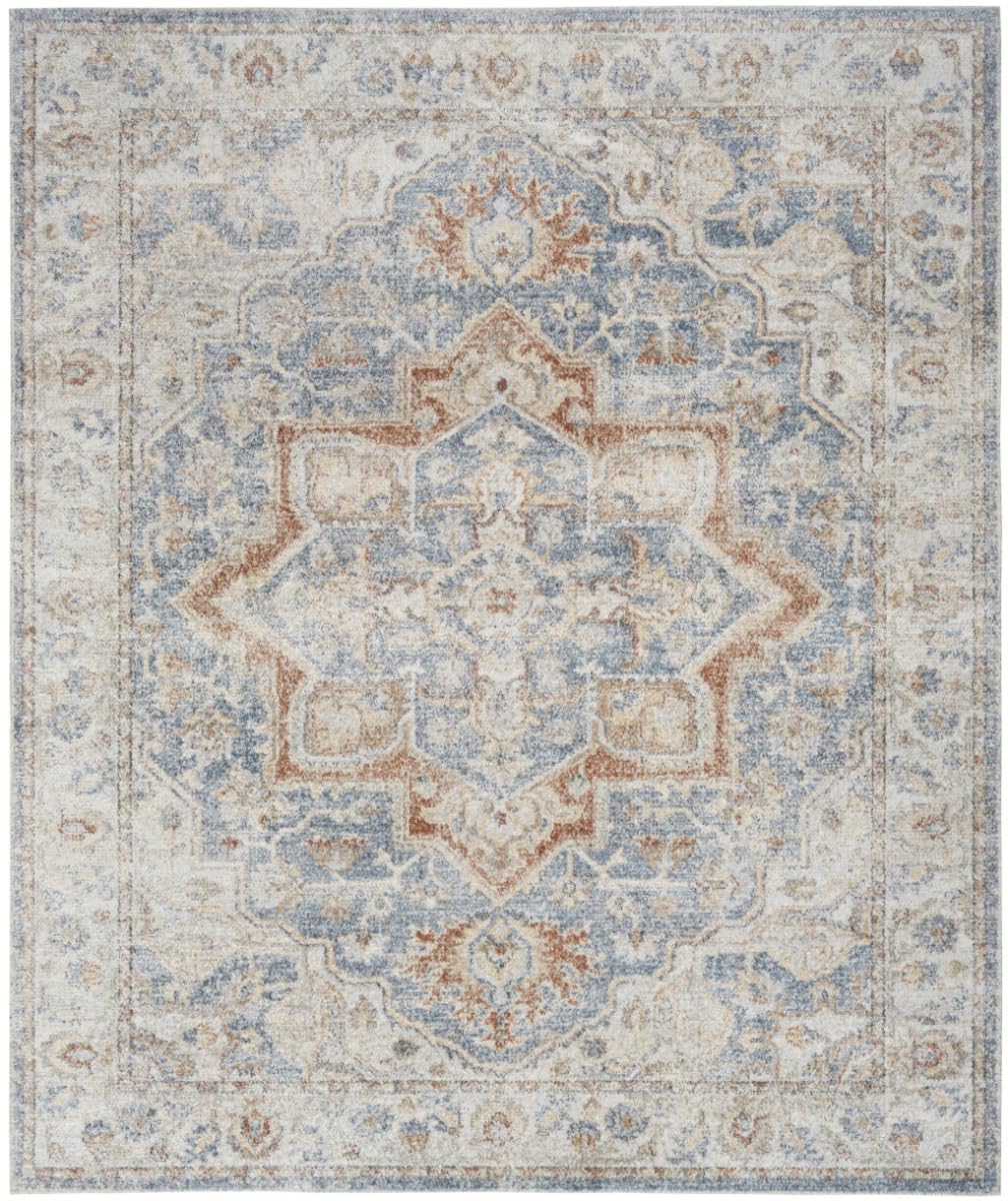 HomeRoots 521721 9 x 12 ft. Oriental Power Loom Rectangle Area Rug Gray