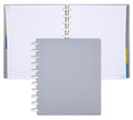 Talia Discbound Notebooks, Planner, Customizable, (Cool Grey, Letter (8.5In X 11In))