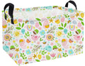 Essme Rectangular Easter Basket, Kids Storage bin Organizer with Handles for Easter Decor,Shelf Basket,Toy Organizer,Easter Bask