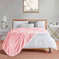 Walensee Fleece Blanket Plush Throw Fuzzy Lightweight (King Size 108X90 Pink) Super Soft Microfiber Flannel Blankets For Couch,