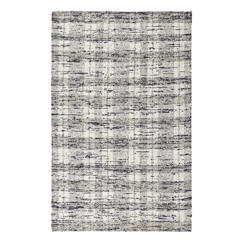 Kosas Home Perth 60 x 96 Striped Wool & Cotton Area Rug in Blue/Natural