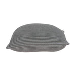 HomeRoots 100% Cotton Parkland Collection Paxon Transitional Grey Pillow Cover with Poly Insert