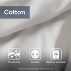 Madison Park Freshspun Basketweave Luxury Cotton Blanket Cream 90X90' Full/Queen Size Basketweave Premium Soft Cozy 100% Cotton For Bed, Couch Or Sofa
