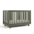 Storkcraft Beckett 3-in-1 Convertible Crib - GREENGUARD Gold Certified, Fits Standard Crib Mattress, Converts to Toddler Bed and
