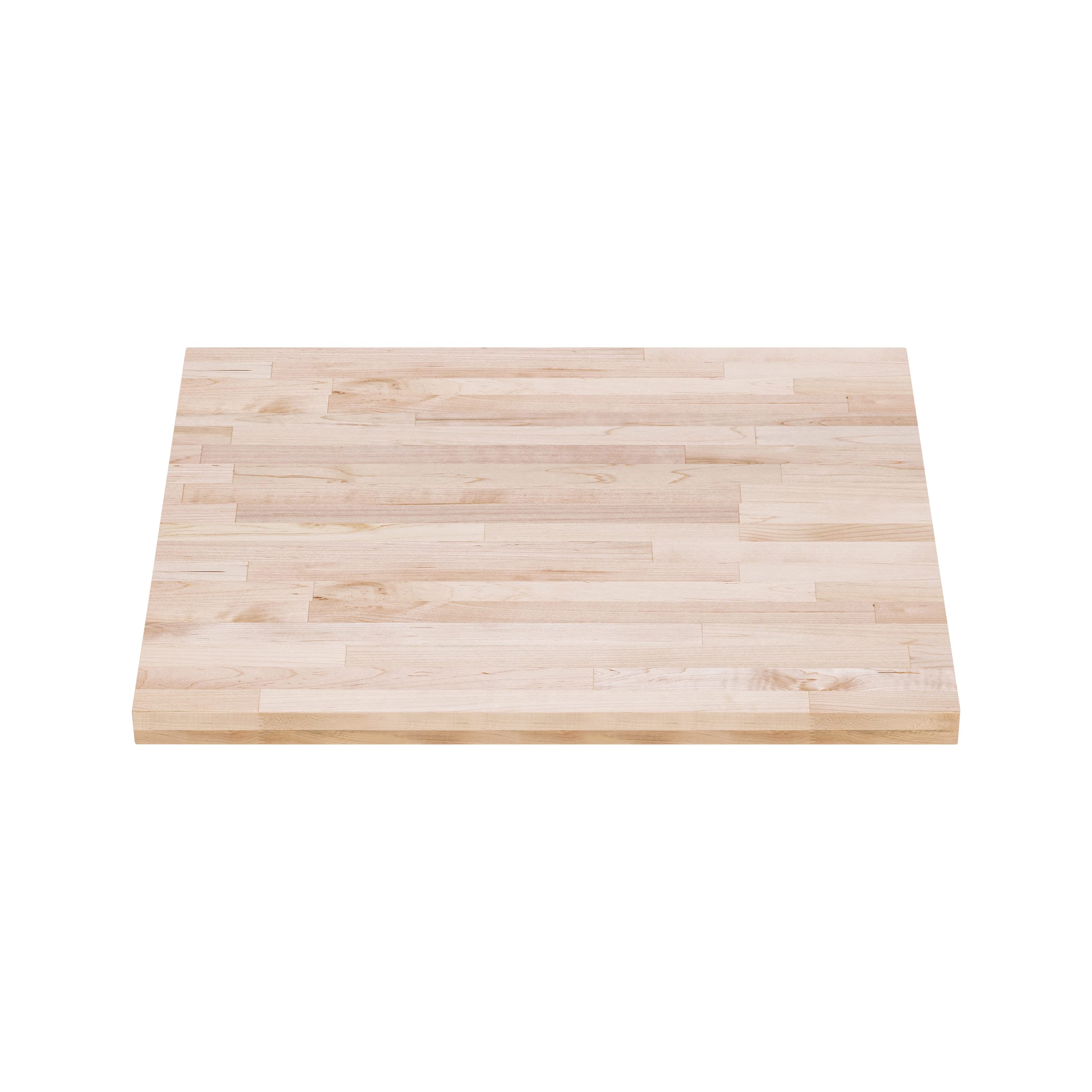 DuraSteel Maple Butcher Block Countertop - 30 x 30 Wood Tabletop - Work Bench Slab Top for Cabinet, Kitchen, Restaurant, Coffee,