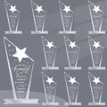 Bucherry 10 Pcs Employee Appreciation Awards for Coworker Acrylic Thank You Trophy May You Be Proud of The Work You Do Sign Priz