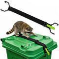 Trash Can Lock Strap with Handle, Heavy Duty Metal Claw Garbage Can Lock