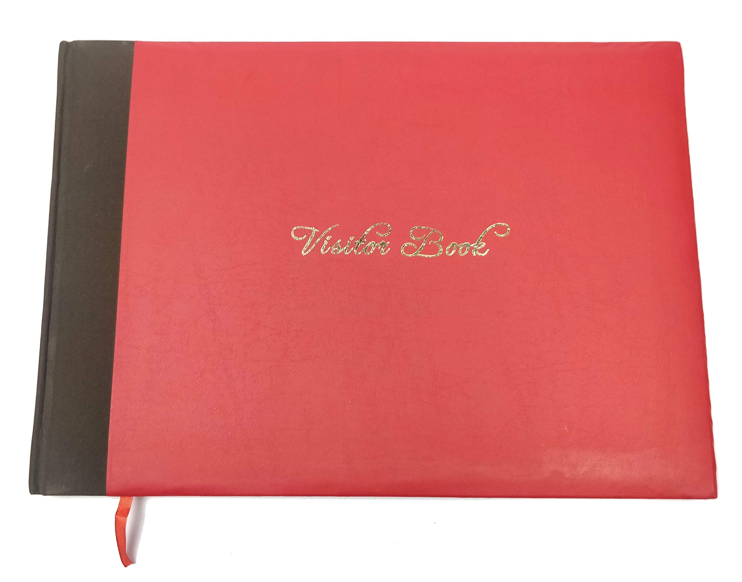 True-Ally Visitors Guest Notebook/Visitor Log Book/Visitor Registration Book/Business/Hotels/Guest Houses/Reception Elegant Faux