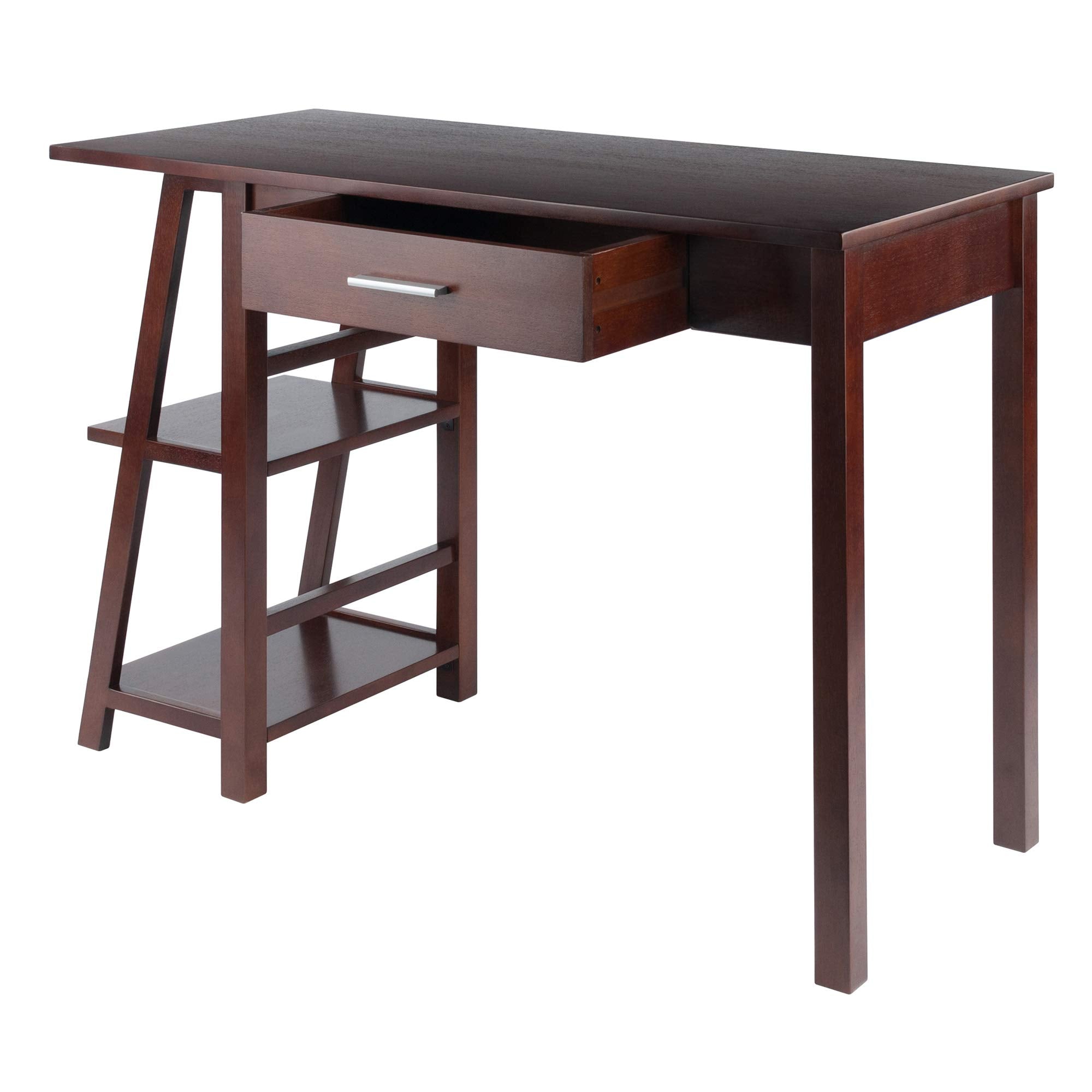Winsome Wood Aldric Home Office, Walnut, 20 L
