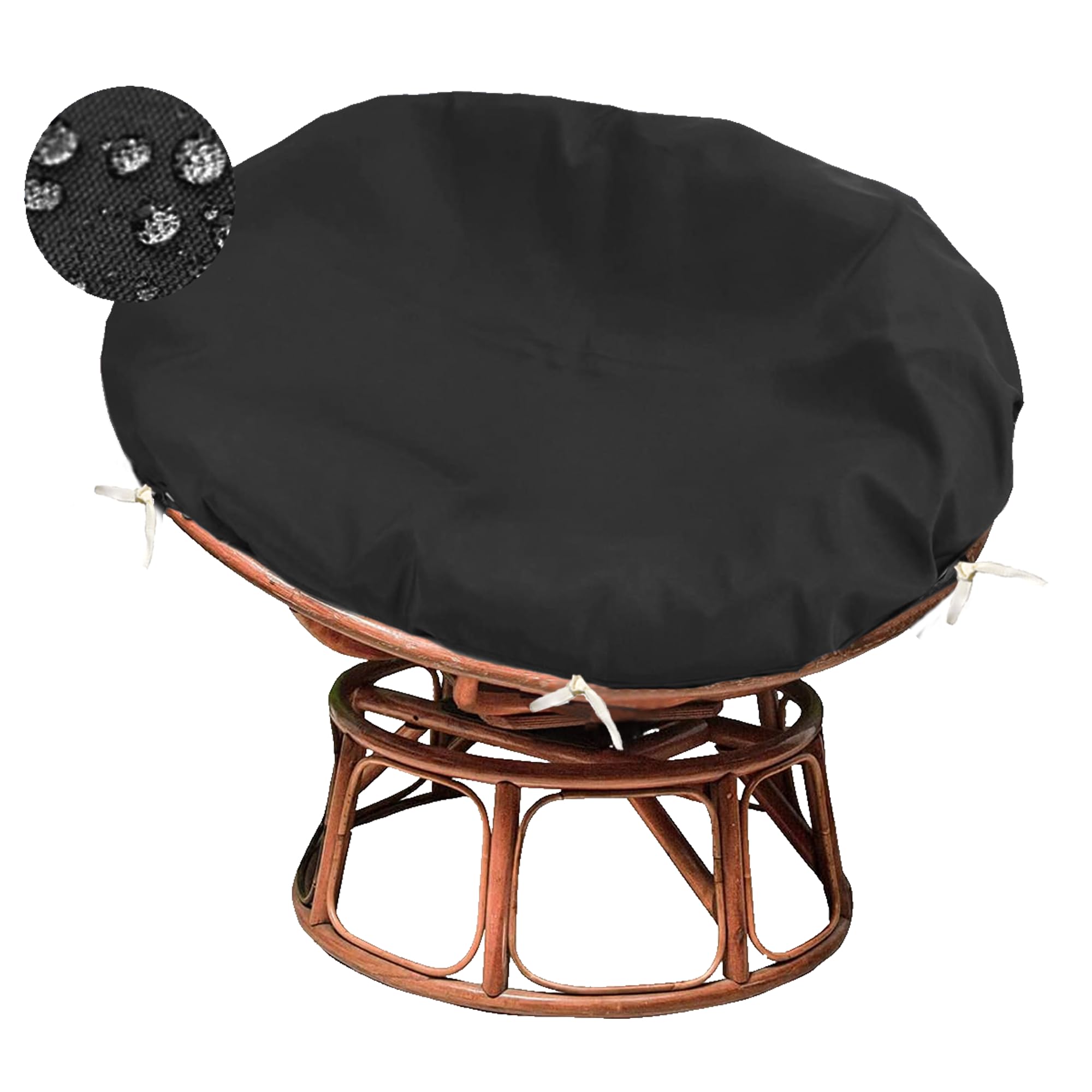 Sqodok Papasan Cushion Cover Only, 50In Outdoor Indoor Papasan Chair Cushion Covers Water Resistant, Machine Washable Papasan Ch