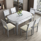 Genina Waterproof Seat Covers For Dining Room Chairs Covers Dining Chair Seat Covers Kitchen Chair Covers Slipcovers (Beige, 2 Pcs)