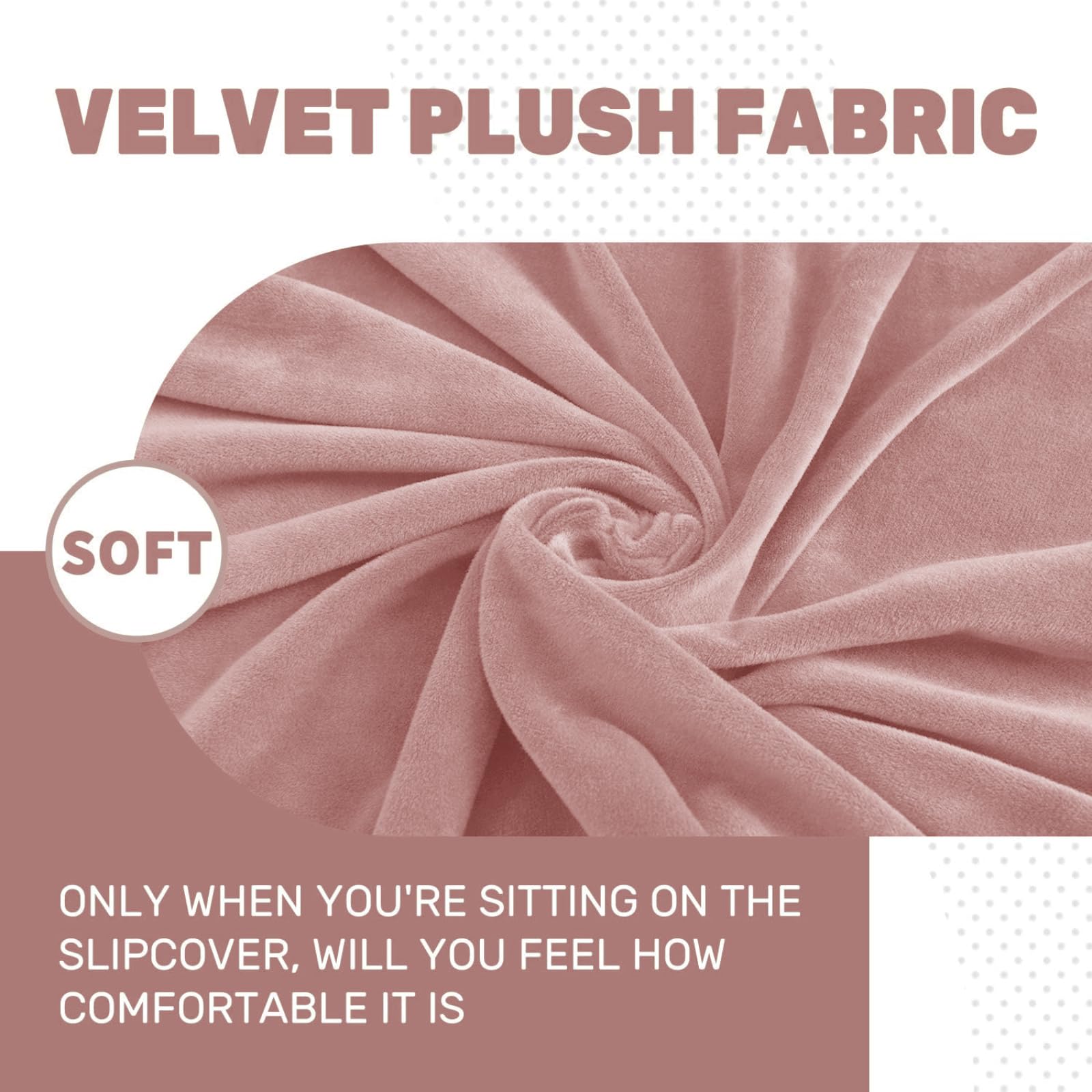 Maxijin Velvet Stretch Cushion Covers Couch Cushion Slipcovers Loveseat Sofa Cushion Covers For Individual Cushions With Elastic