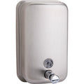 Genuine Joe 02201 Soap Dispenser, Holds 31.5oz., Stainless Steel