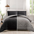 Furnishh 5 Pieces Comforter Set Twin Bed In A Bag, Reversible Bed Set With Comforter, Flat Sheet, Fitted Sheet, Pillowcase & Sha
