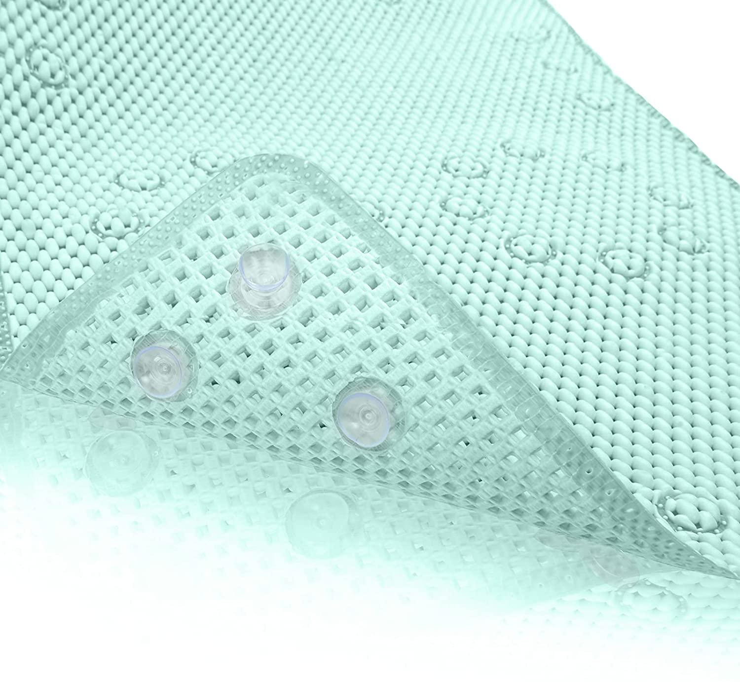 Dianna Sales 91x43cm Bath Tub Shower Mat, NonSlip Bathtub Mats for Kids Elderly, Bathroom Mats with Suction Cups and Drain Hole