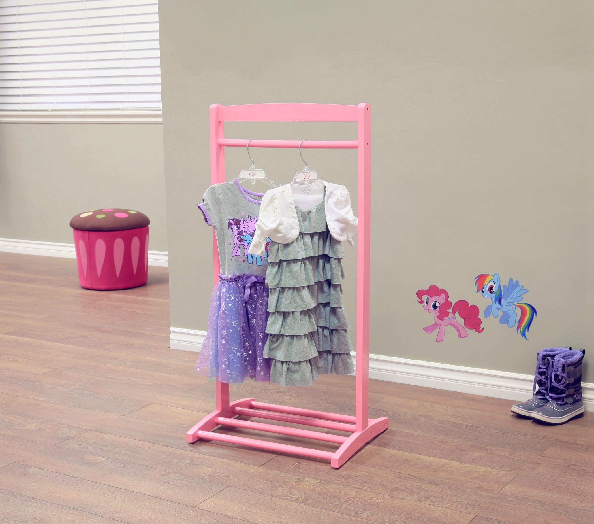 Frenchi Home Furnishing Kids Clothes Hanger, Pink