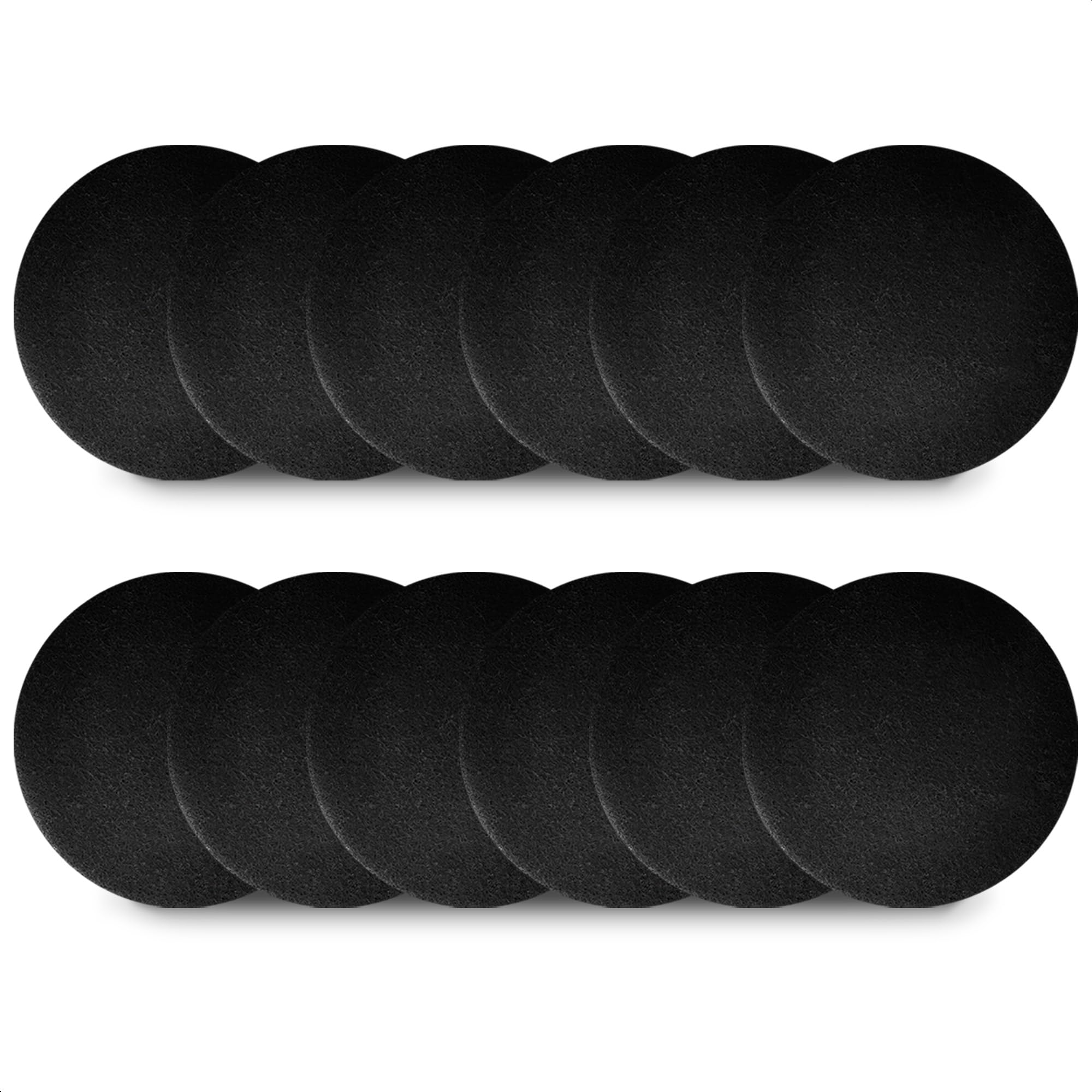 Charcoal Filters for Compost Bucket for Kitchen - 12Pcs Replacement Activated Charcoal Filter Kitchen Compost Bin 6.7 Inch - Gar
