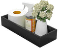 Bathroom Vanity Tray Bamboo Tray - Guest Towel Organizer Holder Tray Wood Sink Tray, Toilet Tank Tray Perfume Tray for Home Deco