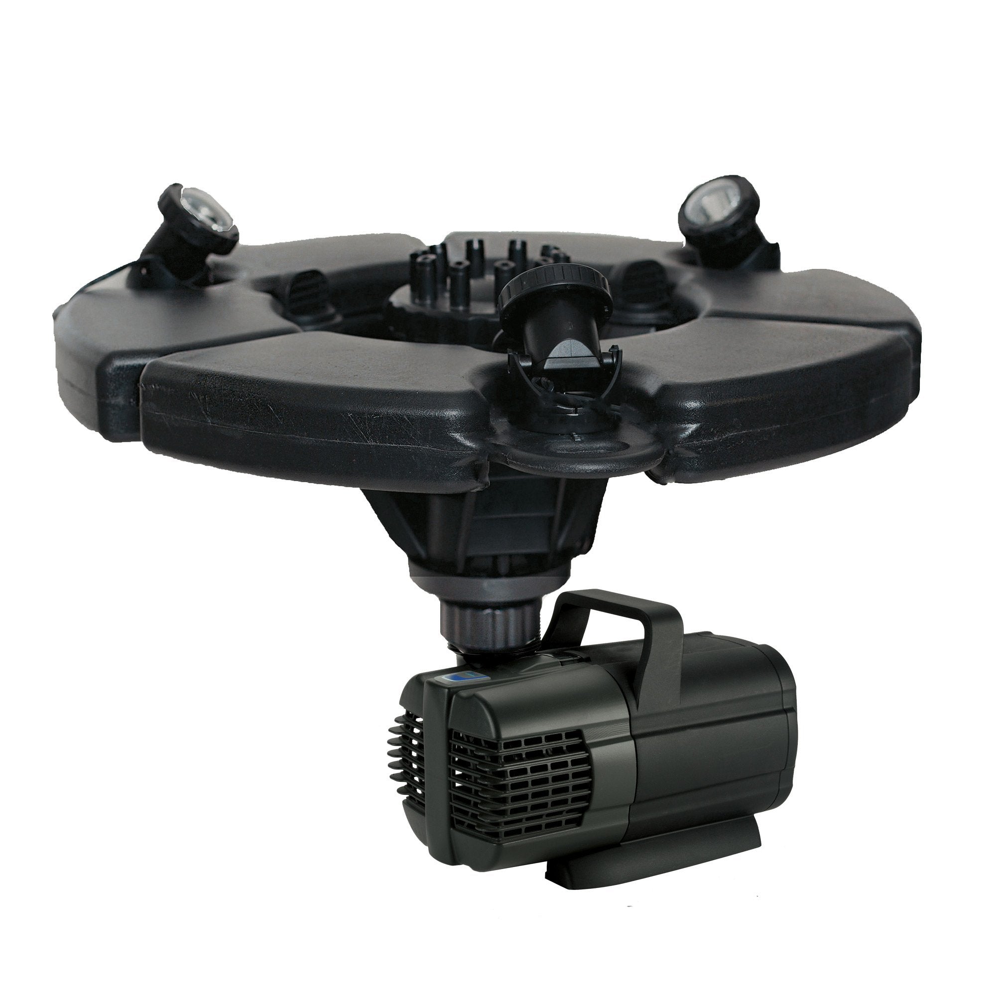 Oase 45393 Floating Fountain With Lights, Black