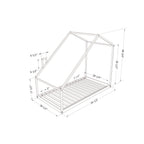 South Shore Sweedi House Bed Natural, Scandinavian