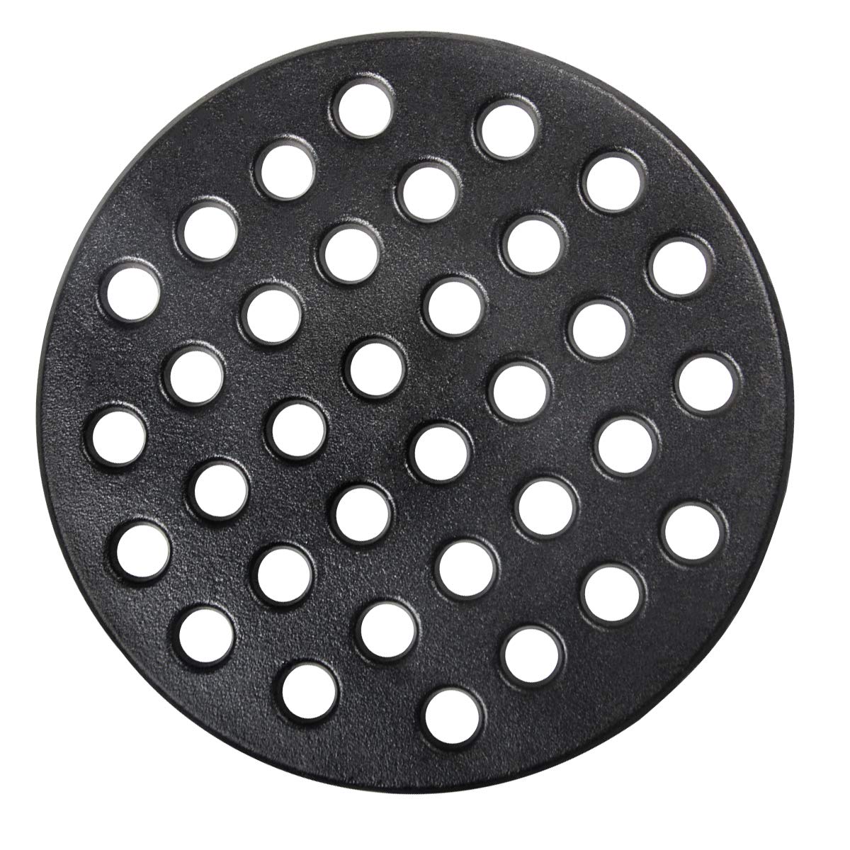 Dracarys Round Cast Iron Fire Grate, Bbq High Heat Charcoal Plate For Large Big Green Egg Fire Grate Bottom Grate Grill Parts Ch