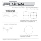Classic Accessories Veranda Water-Resistant 26 Inch Square Patio Ottoman/Side Table Cover, Outdoor Table Cover