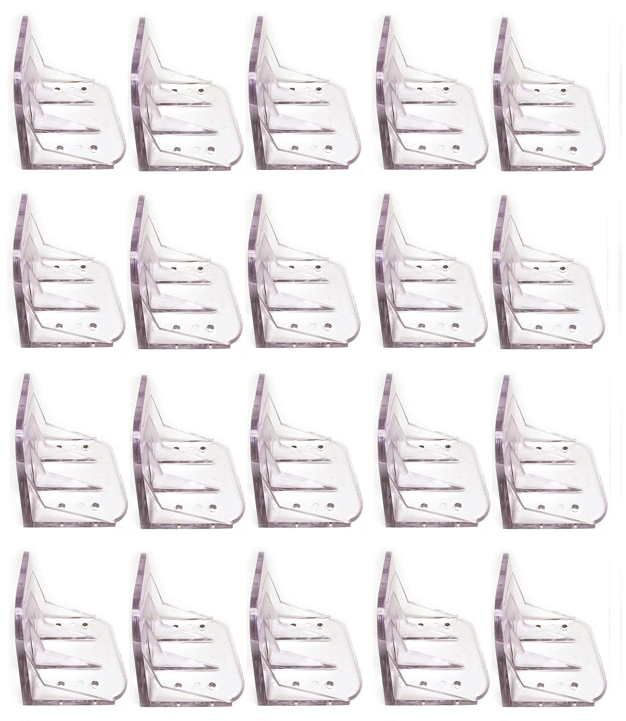 Jsp Manufacturing Plastic Roof Ice Guard Jumbo Snow Guard Prevent Sliding Snow Ice Buildup Multipack Listing (20)