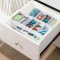 Brightrow 3 Pcs Expandable Drawer Organizer Bins Adjustable Deep Drawer Hanging Organizer Trays Expandable 11.4 To 18.1 Inches P