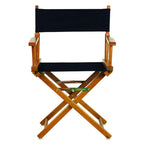Casual Home 18" Director'S Chair Honey Oak Frame With Navy Canvas