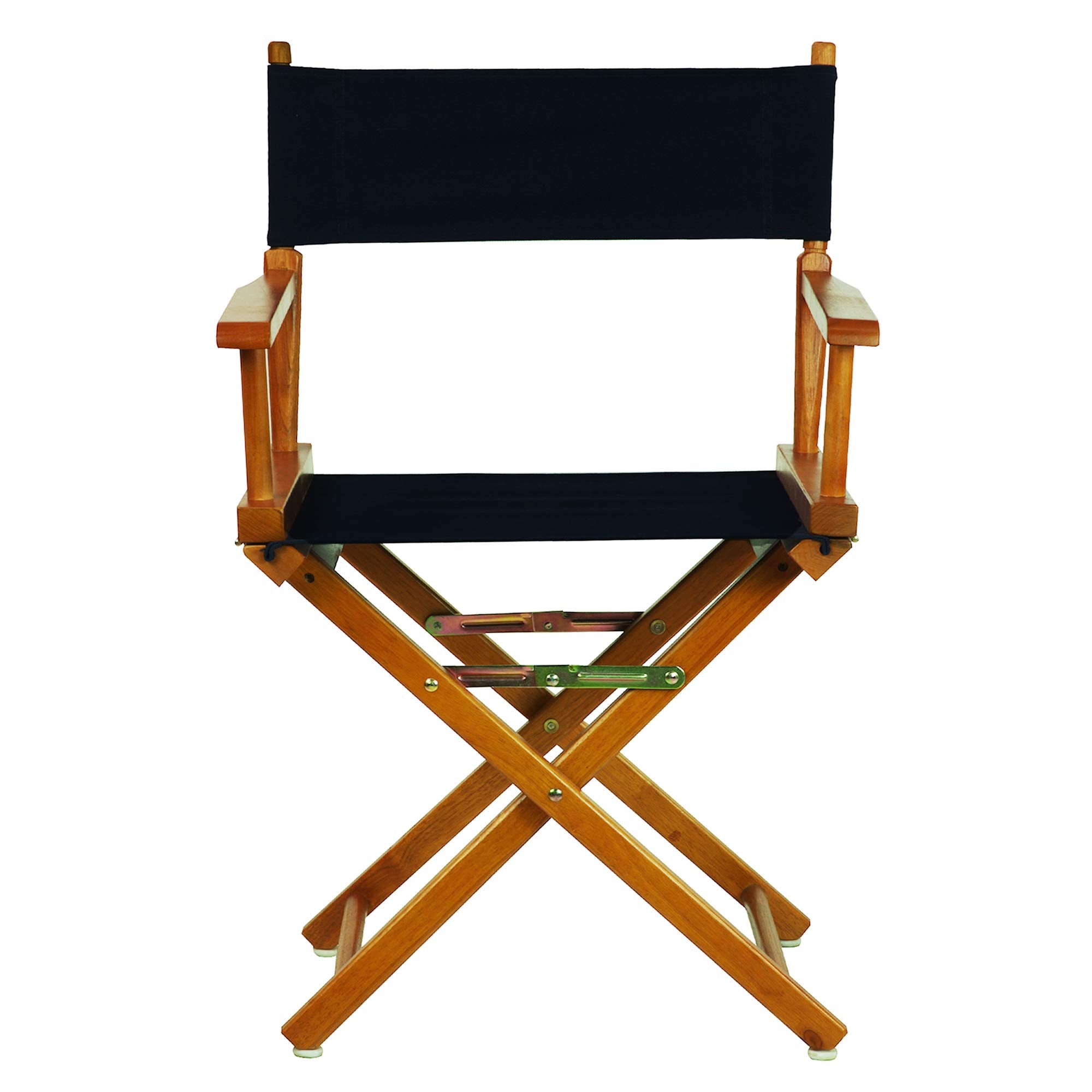 Casual Home 18" Director'S Chair Honey Oak Frame With Navy Canvas