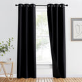 Nicetown Warm Curtains For Winter, High-End Thermal Curtains, Full Blackout Drapes 84 Inches Long For Dining Room, Soundproof Wi
