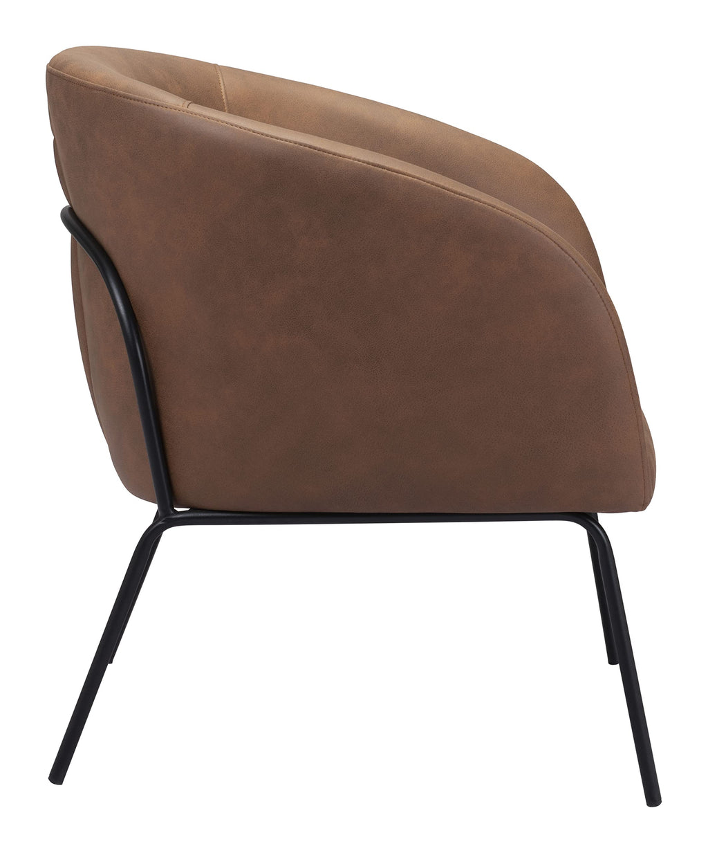 Zuo Quinten Accent Chair Vintage Brown
