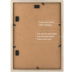 Golden State Art, A3 Black Photo Frame - Solid Wood And Display 11.7X16.5 Picture Without Mat -Acrylic Glass (Wall Display)