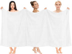 Dan River Bath Sheets Set Of 2 - 550 Gsm Ultra Super Soft & Highly Absorbent Sheets - 100% Cotton Jumbo Large Bath Towels For Ba