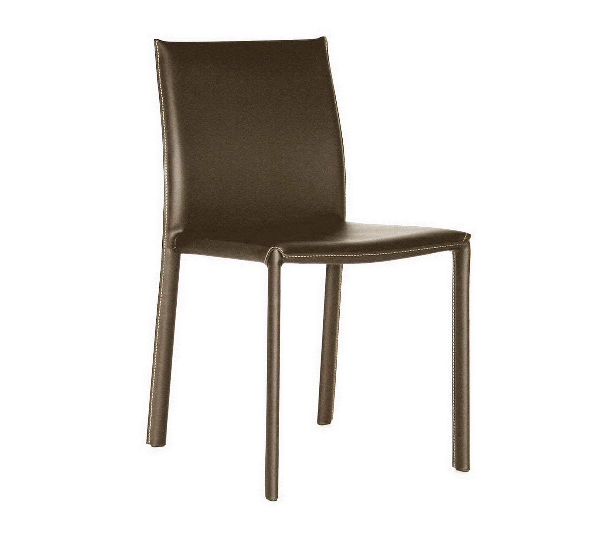 Brown Burridge Leather Dining Chair