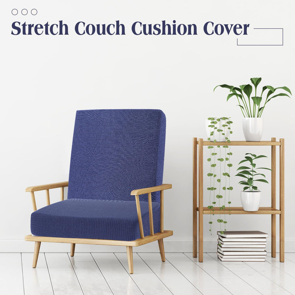 Newwiee 8 Patio Stretch Sofa Cushion Covers Outdoor Cushion Covers Replacement Couch Slipcovers Sofa Seat Cover Soft Chair Cover