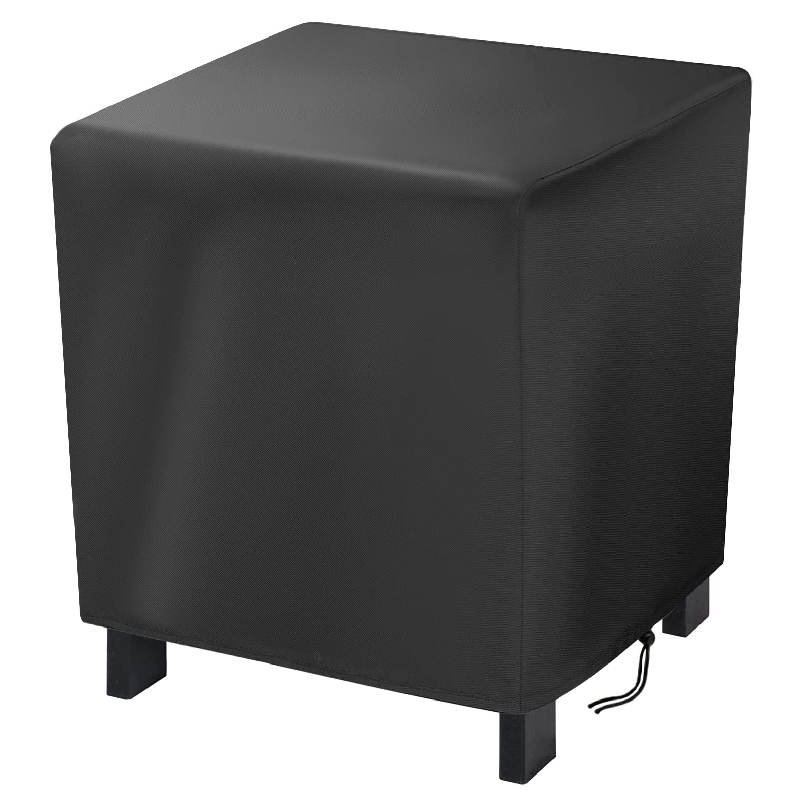 Jungda Outdoor Furniture Cover Small,15 Inch Square Patio Table Cover,Waterproof Outside Small Side Table Cover - 15 X 15 X 18 I