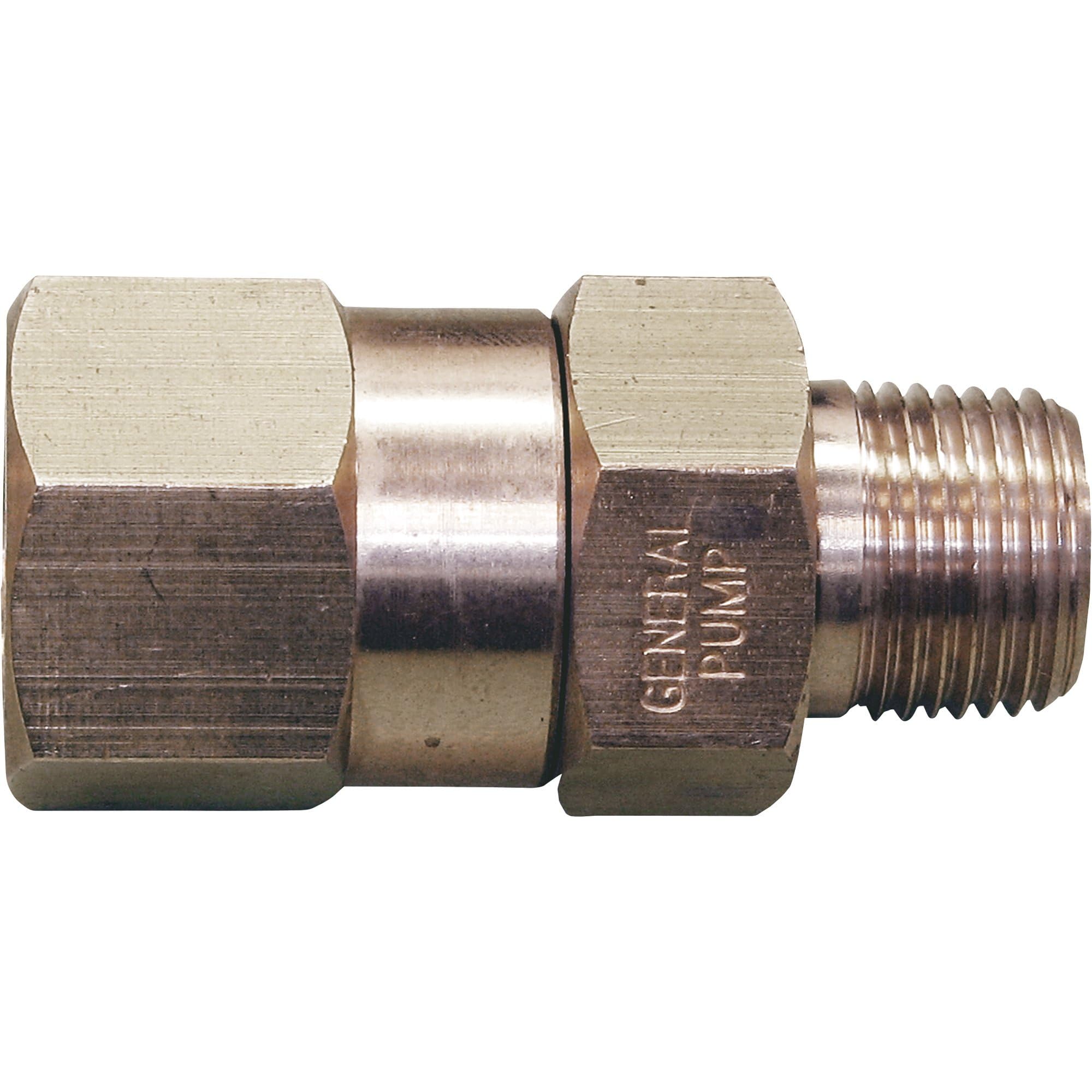 General Pump Pressure Washer Swivel - 4000 Psi, 3/8In. Brass, Model Number Nd10066P